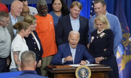 Biden Slides Into Series of Unhinged Rants During Detroit Remarks on Jobs