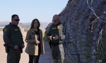 “Middle Class” Kamala Harris Reportedly Wore $62K Gold Necklace on Visit to Southern Border