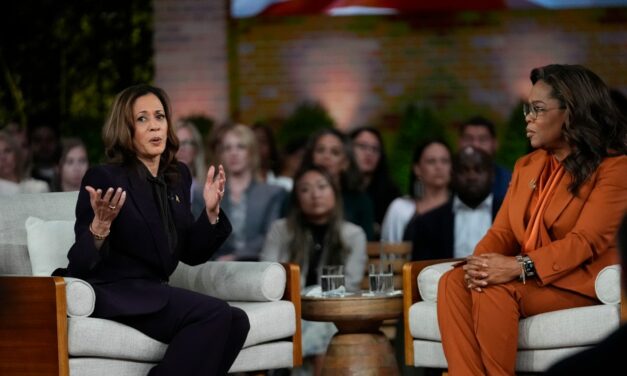 Harris and Oprah hold star-studded event to discuss hot-button issues