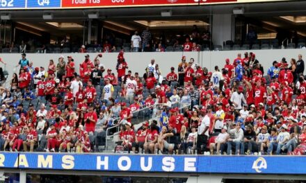 49ers Fan Gets Dropped A Couple Of Times During Wild Fight With Rams Fans