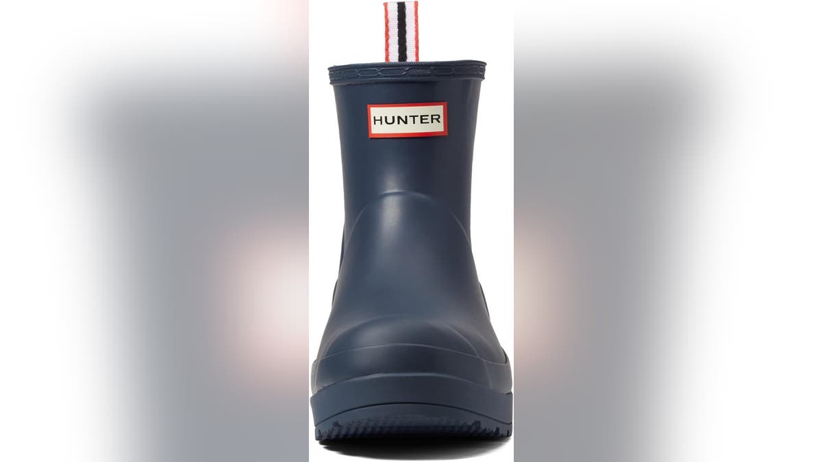 Hunter boots are simple, effective rain boots. 