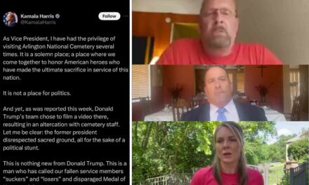 Kamala tried to attack Trump for his Arlington visit yesterday and Trump responded perfectly by sharing video after video of Gold Star families calling out Harris