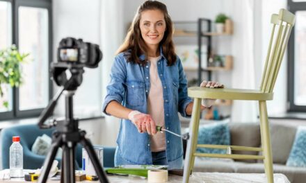 Wife’s Home Improvement Project Takes 10x Longer Than Projected As She Keeps Stopping To Set Up Tripod