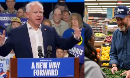 Tim Walz tells democrats to confront people “in the produce aisle” and ask them if they’ve voted