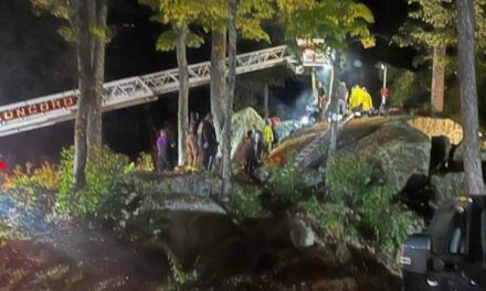 Rescuers in New Hampshire free boy who was trapped between boulders for nine hours