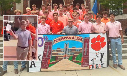 This special needs student just joined a fraternity at Clemson and the video of his bros welcoming him will warm your heart