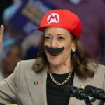 ‘Pizza, Ravioli, Spaghetti, Mamma Mia!’ Says Kamala Harris In Mario Hat And Mustache While Addressing Crowd Of Italians