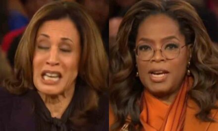 Kamala spent 3 minutes glitching out on the border so Oprah had to step in and save her