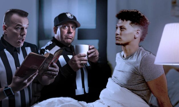 NFL Refs Follow Patrick Mahomes To His House, Get Him A Glass Of Warm Milk, Tuck Him In, Read Him A Story, Give Him A Little Kiss