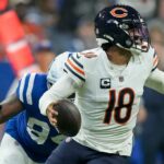 Bears’ Caleb Williams comes 1 yard short of 1st touchdown pass after Hail Mary heave