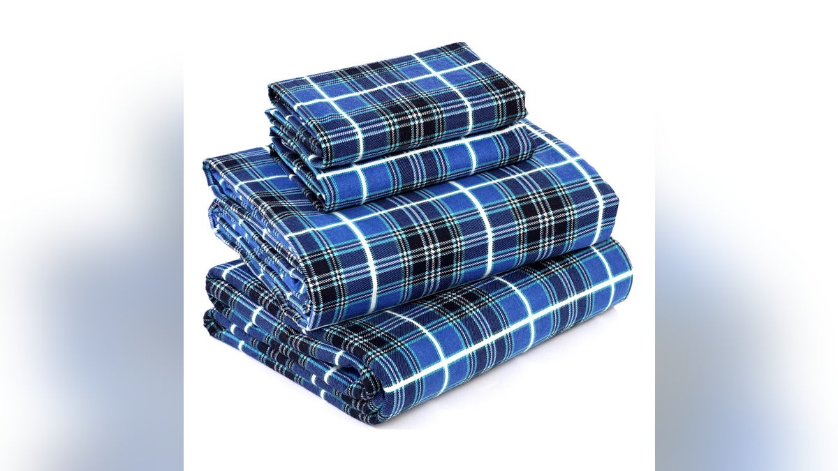 Keep the heat turned down while you're sleeping with the help of flannel sheets. 