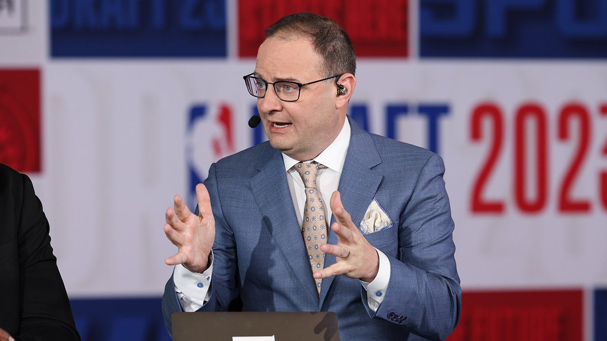 Adrian Wojnarowski talks before the NBA Draft