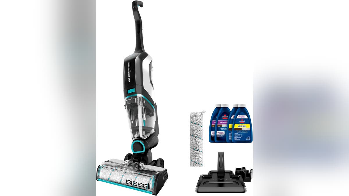 Grab this wet/dry vacuum  to cut cleaning time in half.