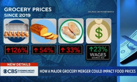 HIDE THE BIDENOMICS: CBS Supermarket Merger Story Is Really About Food Inflation