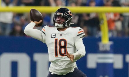 Bears’ Caleb Williams finally becomes 1st rookie quarterback to throw touchdown in 2024