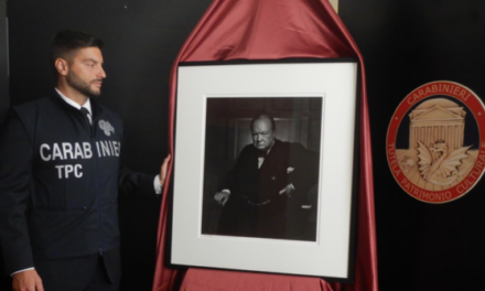 Historic Winston Churchill Portrait Recovered in Italy Two Years After Theft