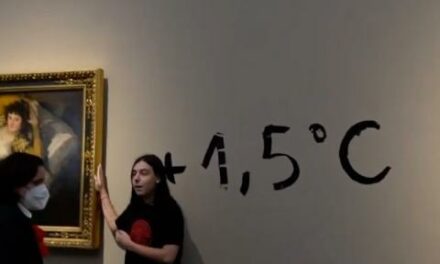 After climate activist sentenced for vandalizing painting, more activists attack same painting