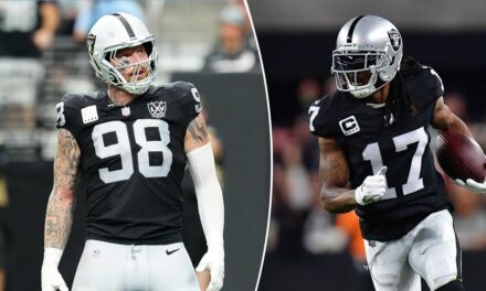 Raiders’ Maxx Crosby, Davante Adams sidelined with injuries for Week 4 matchup against Browns