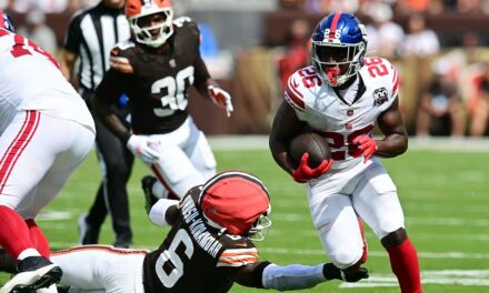 Giants’ Devin Singletary makes late-game decision to avoid touchdown causing brutal bad beat for bettors