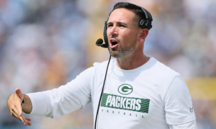 Matt LaFleur Has Hilarious Reaction When Fire Alarm Goes Off In Post-Game Press Conference