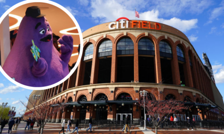 Mets Honor Grimace With Commemorative Purple Seat At Citi Field