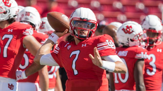 Utah QB Cam Rising will look to lead his team to a massive Big 12 win against Oklahoma State