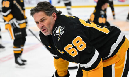 Nothing To See Here, Just 52-Year-Old Jaromir Jagr Out Muscling Dudes Half His Age Along The Boards