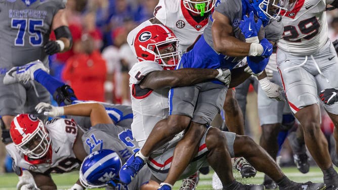 Georgia survived a tough fight from the Kentucky Wildcats on saturday night