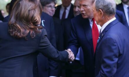 Trump, Harris shake hands at 9/11 remembrance ceremony in NYC day after debate