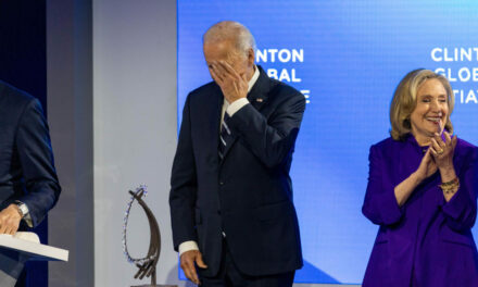 Dewy-Eyed Joe Biden Tells Hillary Clinton ‘I Love You’ at Award Presentation