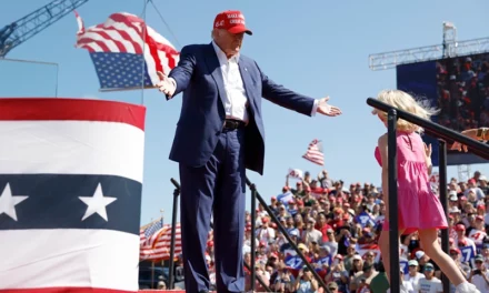 Trump Embraces His Grandchildren On Stage At N.C. Rally In ‘Heartwarming’ Moment