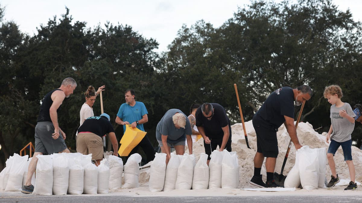 People preparing for Hurricane Helene