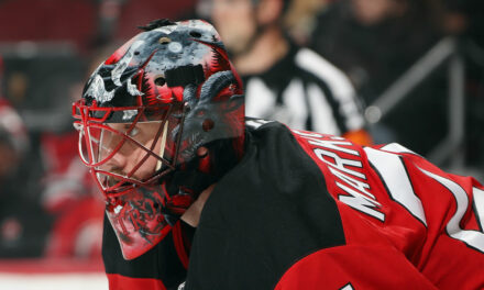 Devils Jacob Markstrom Unveils The Best New Mask In The NHL With Jersey Devil-Inspired Lid