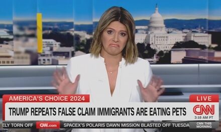 CNN’s Kasie Hunt Can’t Get Enough Of Trump’s Pet-Eating Claim