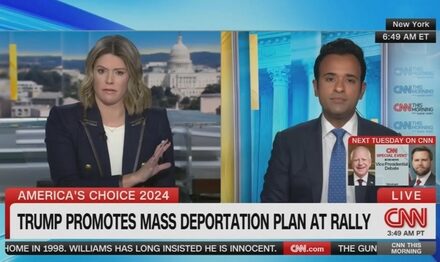 Vivek Ramaswamy Duels With CNN’s Kasie Hunt On Springfield and Influx of Migrants