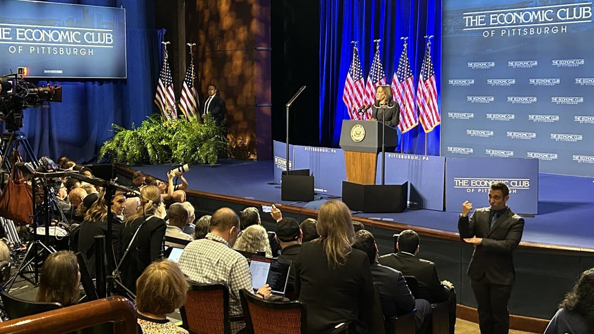 Vice President Harris takes aim at former President Trump during her economic address in Pittsburgh.