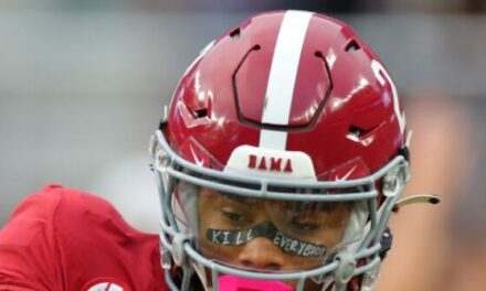 Bama’s 17-Year-Old Freshman Writes Cryptic Message in Eye Tape Before Thrilling Win