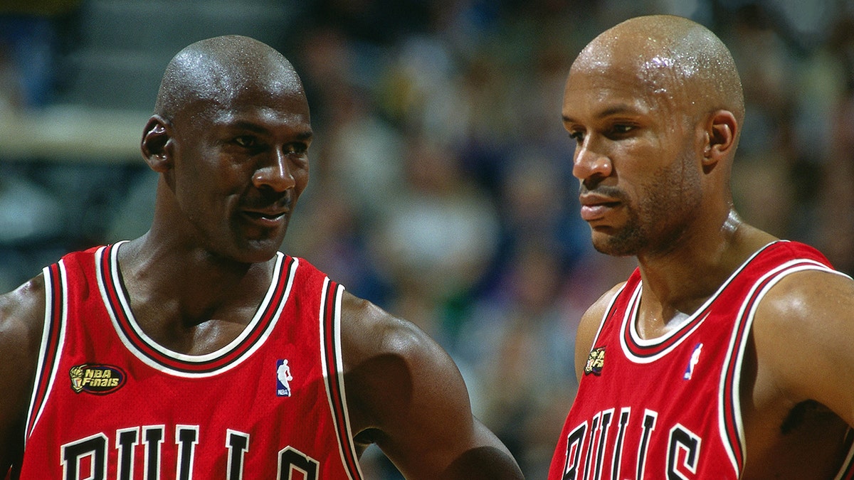 Michael Jordan and Ron Harper