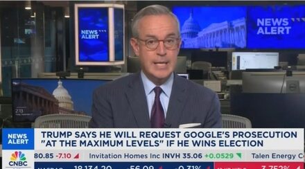 CNBC Misses Mark as Trump Blasts Google Bias Exposed By Media Research Center