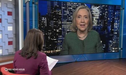 PBS’s Amna Nawaz Fawns Over Hillary Clinton as She Says Trump = End of Democracy