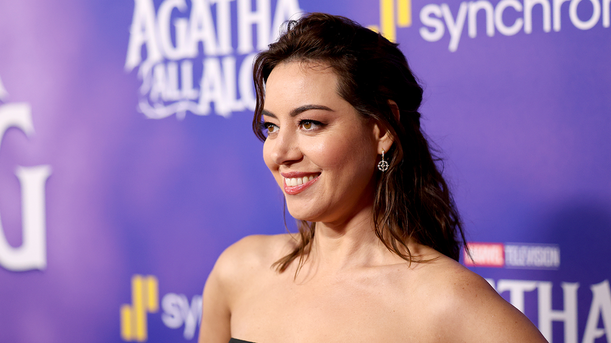 Aubrey Plaza at Agatha All Along premiere