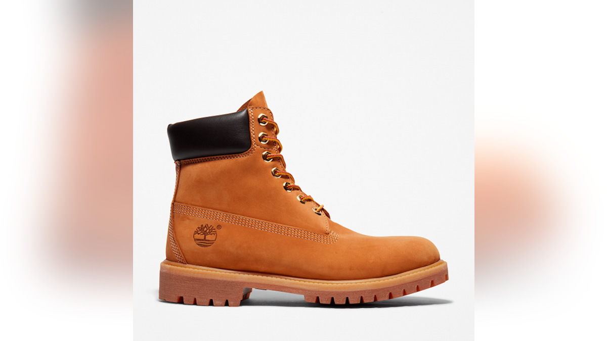 Timberlands make ideal work boots. 