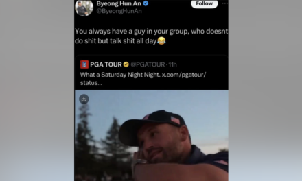 International Player Deletes Ridiculous Tweet Trash Talking American At Presidents Cup