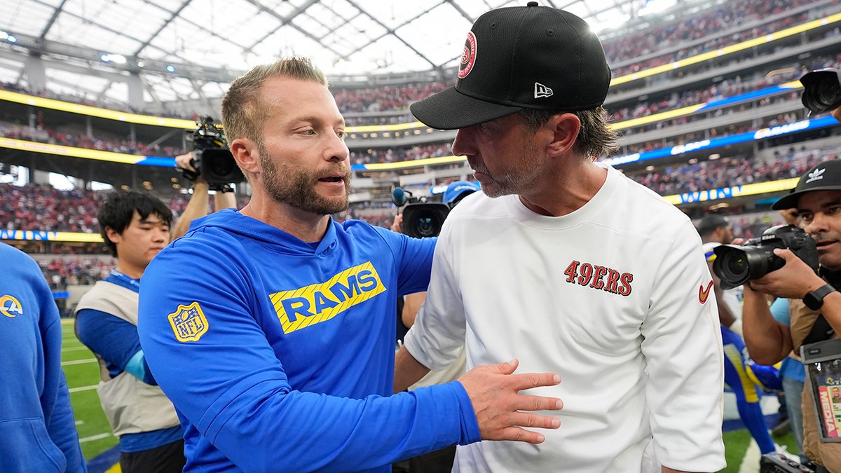 Sean McVay and Kyle Shanahan