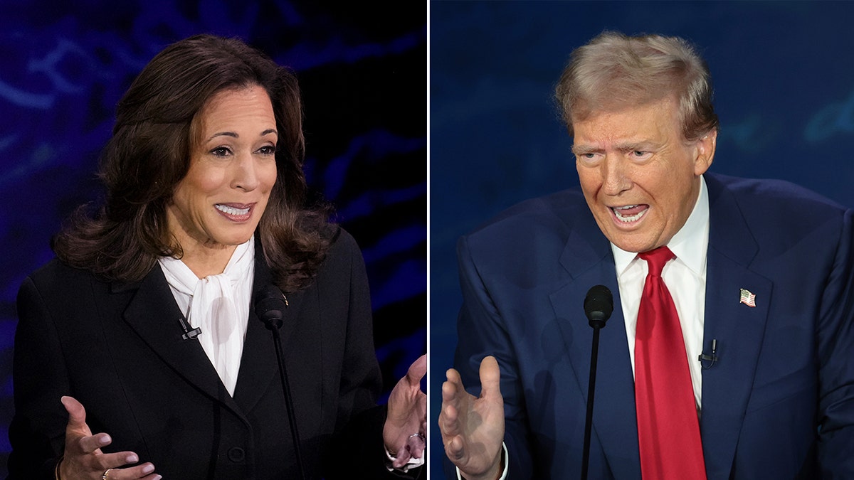 Trump Harris split