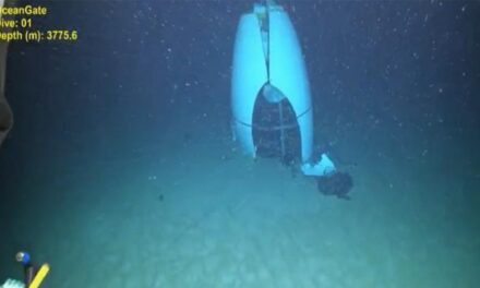 Eerie video shows Titan submersible tail cone on ocean floor