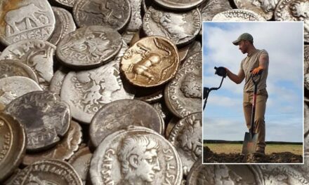 Ancient Roman gold and silver coins discovered with metal detector make impressive showing at auction