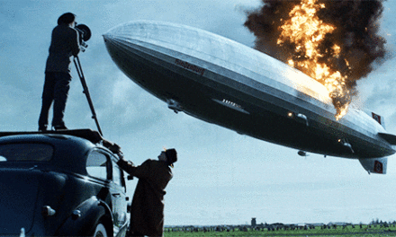 Have you ever wondered what it looks like when a blimp crashes into a crowded neighborhood?