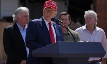 WATCH: Trump Visits Hurricane-Ravaged Georgia, Looks Strikingly Presidential While Kamala Dithers