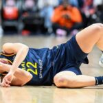 Caitlin Clark Gets Poked In Eye By DiJonai Carrington, Struggles To Shoot In Fever Loss